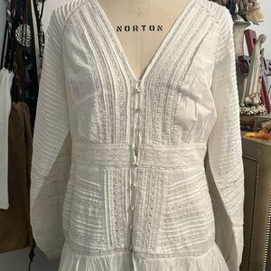 Veronica Beard Off-White Addilyn Dress